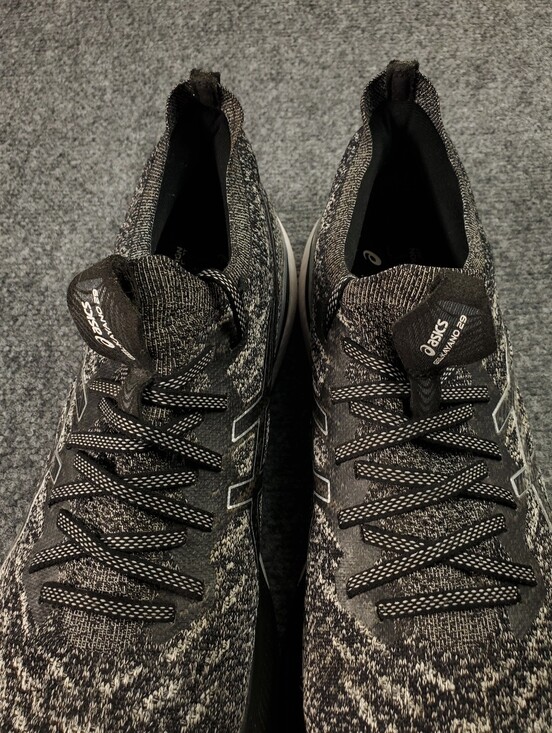 Asics Gel Kayano 29 MK Black White Mens 13 Running Shoes Knit Active Sneakers main image 4